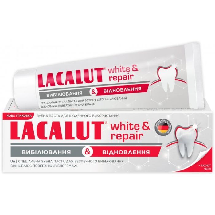 Зубная паста Lacalut white and repair 75 мл Фото