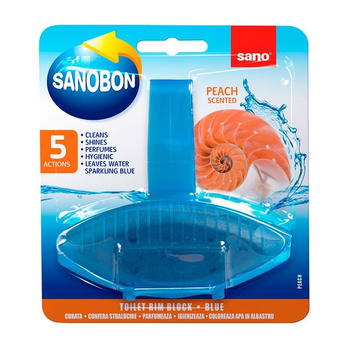 Туалетный блок Sano Персик 55 г Фото