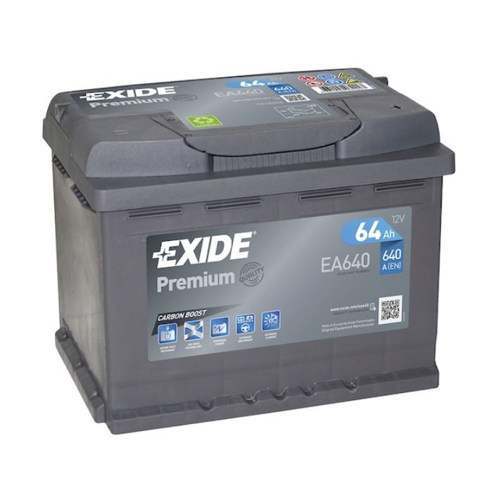Аккумулятор автомобильный EXIDE PREMIUM 64A Фото