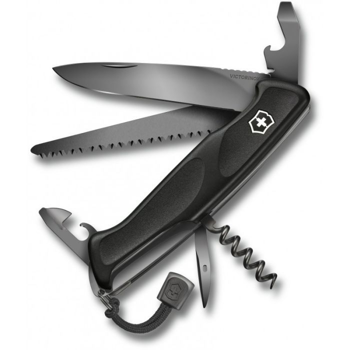 Нож Victorinox RangerGrip 55 Onyx Black Фото