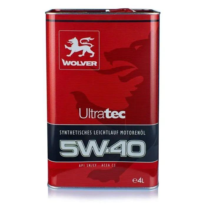 Моторное масло Wolver Ultratec 5W-40 4л Фото