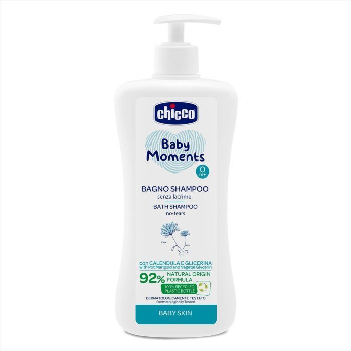 Детский шампунь Chicco Baby Moments Без Слез 500 мл Фото