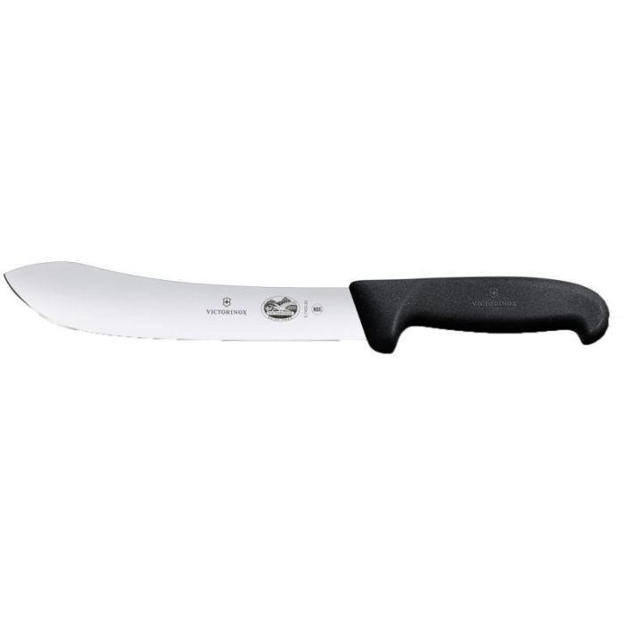 Кухонный нож Victorinox Fibrox Butcher 20 см Black Фото