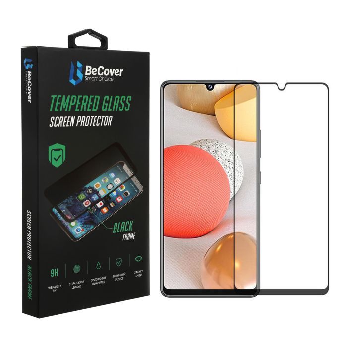 Стекло защитное BeCover Samsung Galaxy M22 SM-M225 Black Фото