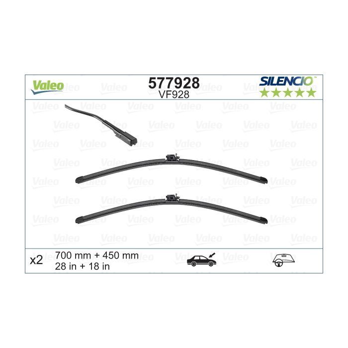 Щетка стеклоочистителя Valeo 577928 Фото