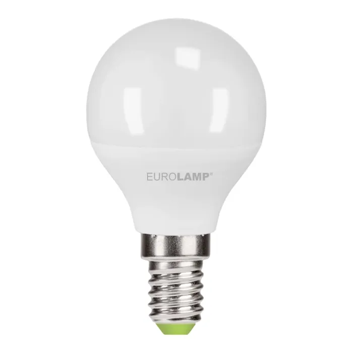 Лампочка Eurolamp LED G45 5W E14 3000K 220V Фото