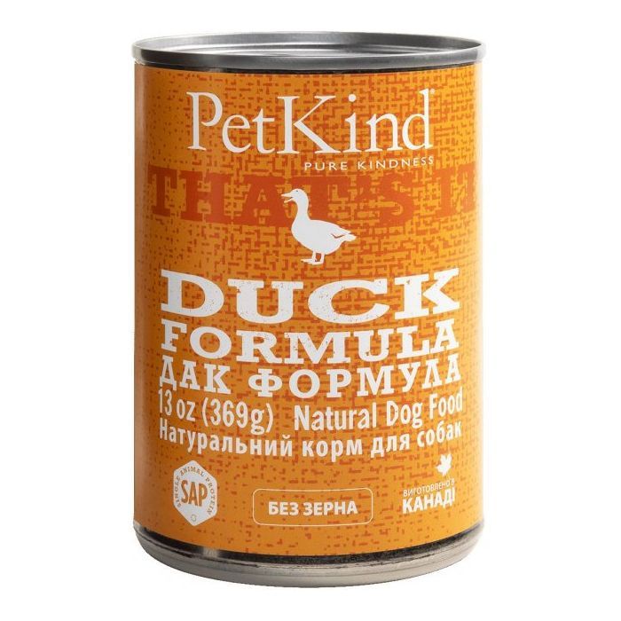 Консервы для собак PetKind Duck Formula 369 г Фото