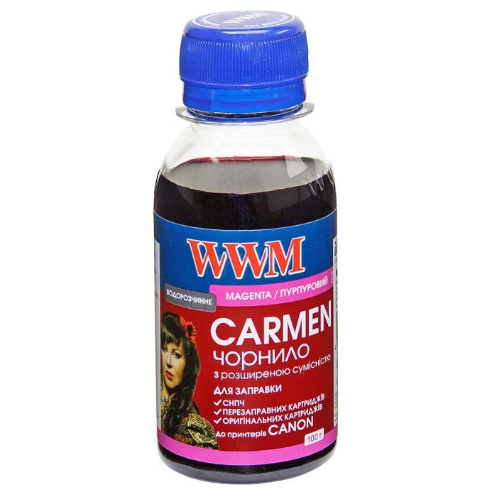 Чернила WWM CANON UNIVERSAL CARMEN 100g Magenta Фото