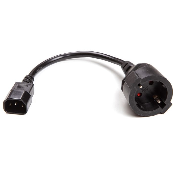 Кабель питания PowerPlant C14 to Schuko Фото