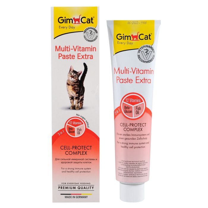 Паста для животных GimCat Multi-Vitamin Paste Extra 200 г Фото