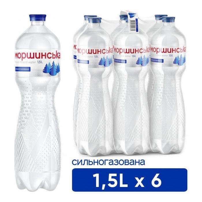 Минеральная вода Моршинська 1.5 газ пет Фото