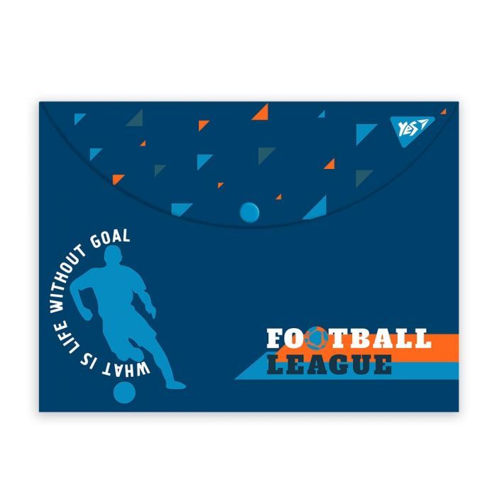 Папка - конверт Yes на кнопці А4 Football Фото
