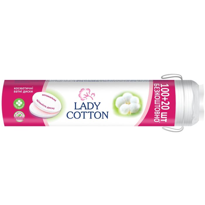 Ватные диски Lady Cotton 100+20 шт. Фото