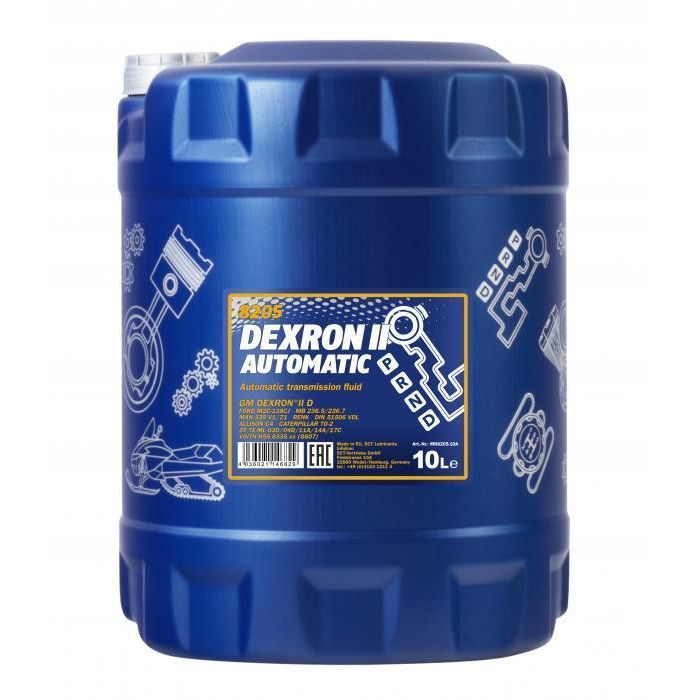 Трансмиссионное масло Mannol DEXRON II AUTOMATIC 10л Фото