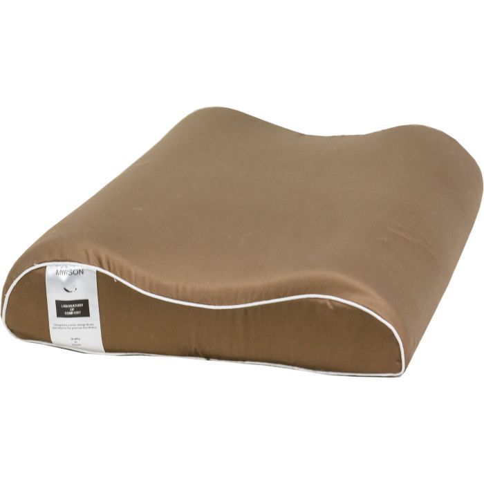 Подушка MirSon ортопедическая №6015 Delicate satin Cacao 58х40х10 Фото