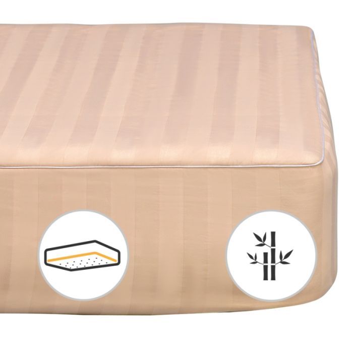 Наматрасник MirSon Carmela Bamboo 613 200х220 см Фото