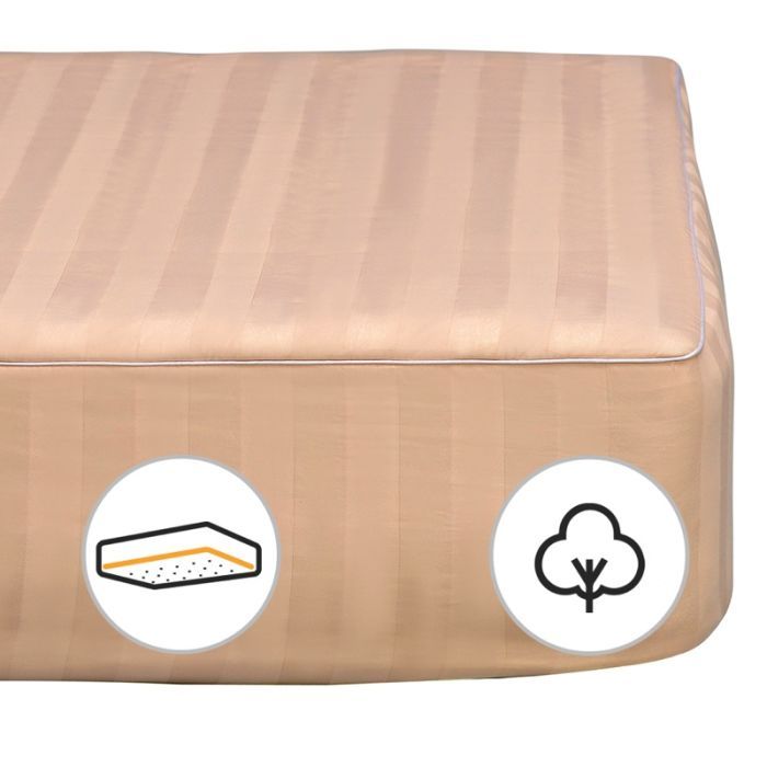 Наматрасник MirSon Carmela Cotton 461 180x200 см Фото