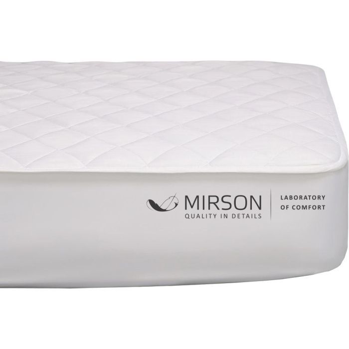 Наматрасник MirSon № 966 Natural Line Стандарт Cotton 160x200 см Фото