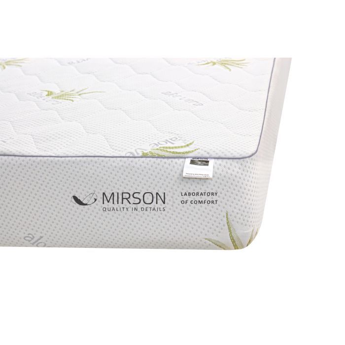 Наматрасник MirSon №1013 Alberto Wool Aloe Vera 100х200 см Фото