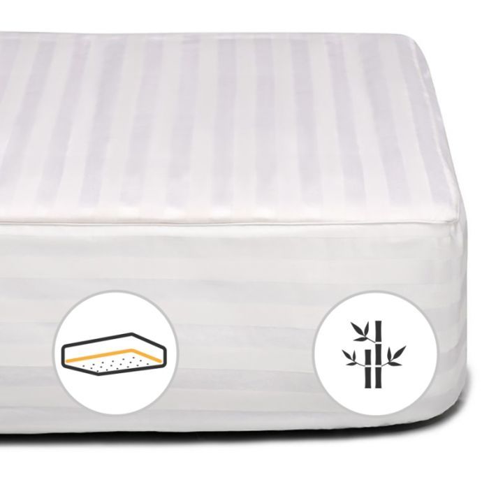 Наматрасник MirSon Royal Bamboo 614 60х120 см Фото