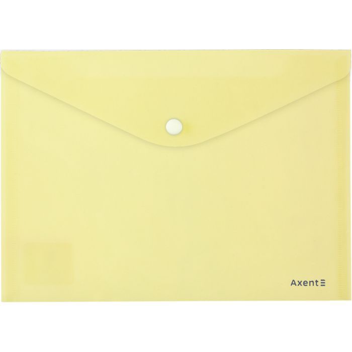 Папка - конверт Axent А5, Pastelini, желтая Фото