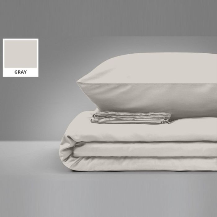 Постельное белье MirSon Бязь Premium Light Gray 175х210 Фото