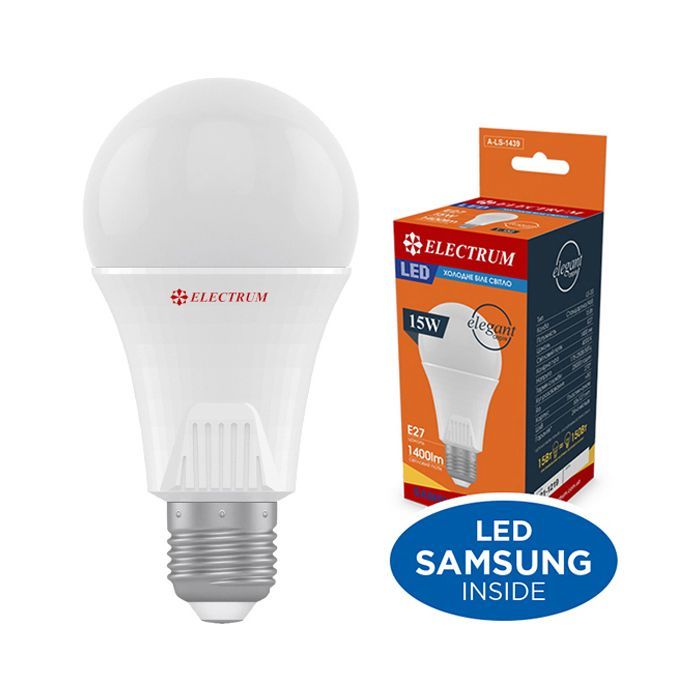 Лампочка Electrum A65 15W PA LS-33 Elegant E27 4000K Фото