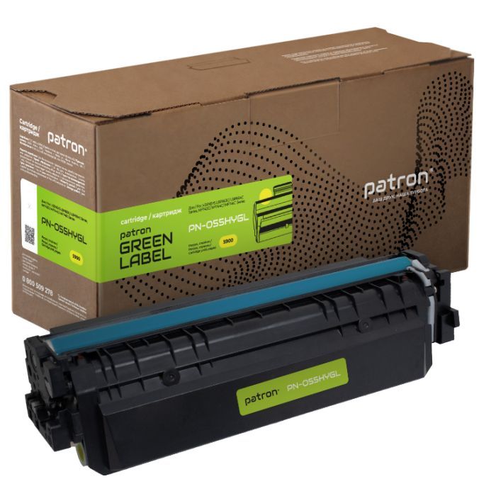 Картридж Patron Canon 055H yellow Green Label Фото