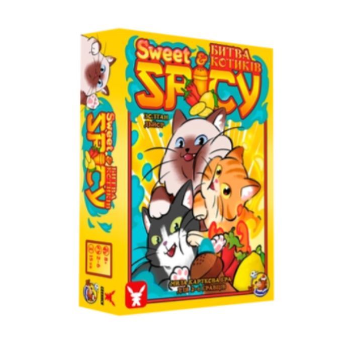 Настольная игра Geekach Games Sweet & Spicy. Битва котиков, украинский Фото