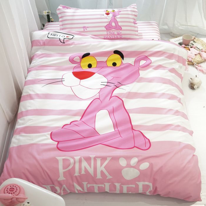 Постельное белье MirSon Бязь Premium 17-0110 Pink Pantere 110х140 Фото