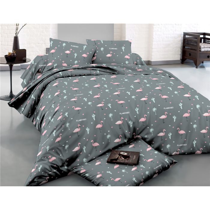 Постельное белье MirSon Сатин 22-1289 Flamingo Дитячий Фото