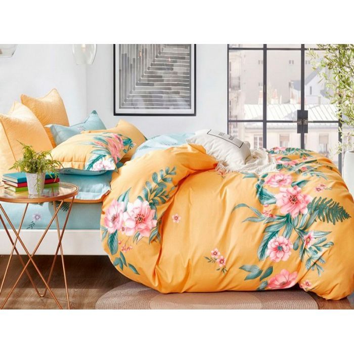 Постельное белье MirSon Сатин Premium 22-1267 Tropics 160х220 Фото
