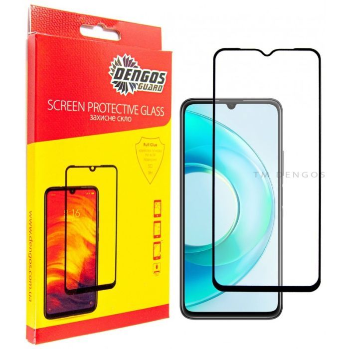 Стекло защитное Dengos Full Glue Wiko T10 Фото