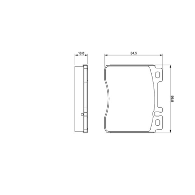 Тормозные колодки Bosch 0 986 460 976 Фото