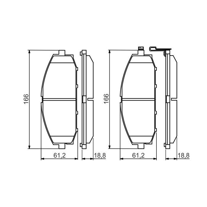 Тормозные колодки Bosch 0 986 494 560 Фото
