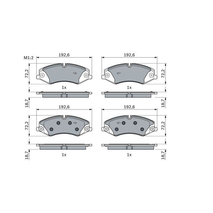 Тормозные колодки Bosch 0 986 494 980 Фото