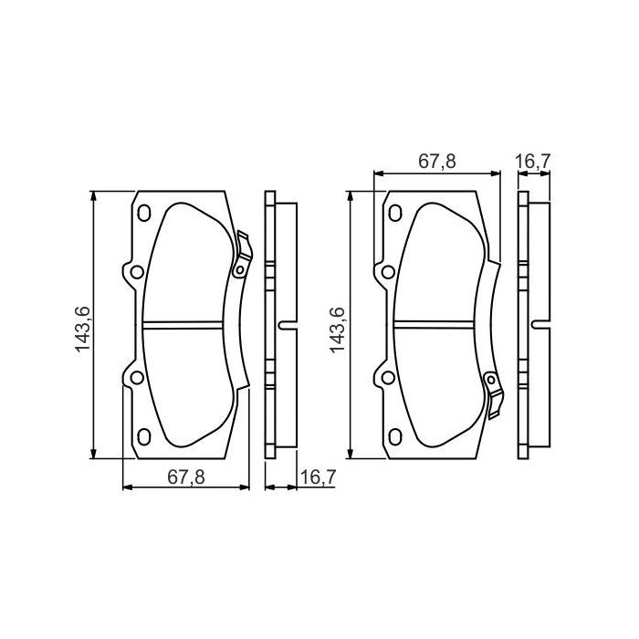 Тормозные колодки Bosch 0 986 495 352 Фото
