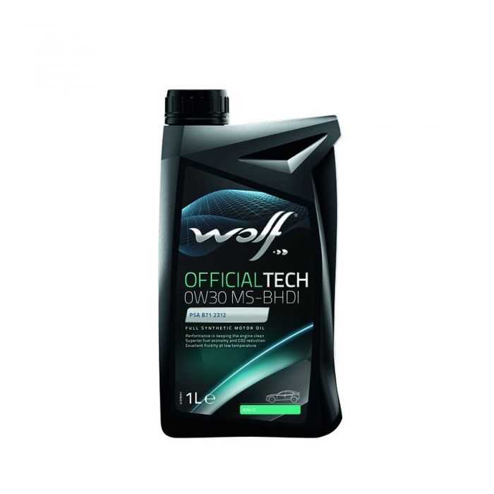 Моторное масло Wolf OFFICIALTECH 0W30 MS-BHDI 1л Фото