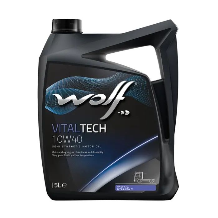 Моторное масло Wolf VITALTECH 10W40 5л Фото