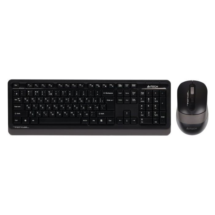 Комплект A4Tech FG1010S Wireless Grey Фото