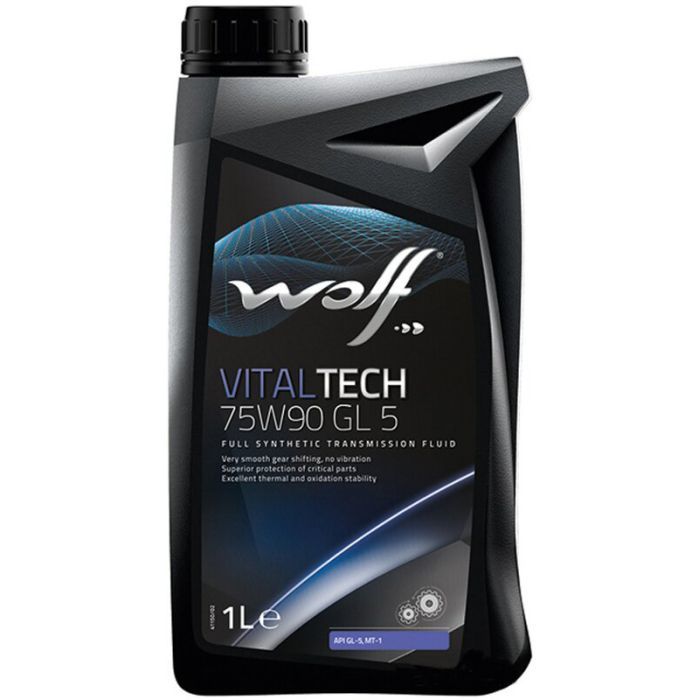 Трансмиссионное масло Wolf VITALTECH 75W90 GL 5 1л Фото