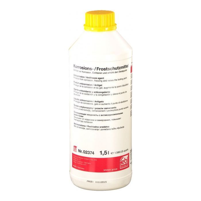 Антифриз Febi G11 1.5л yellow Фото