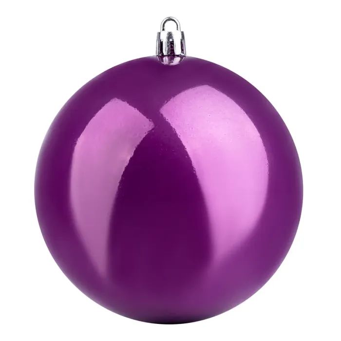 Елочная игрушка YES! Fun 10 см, сливова, перламутрова Фото