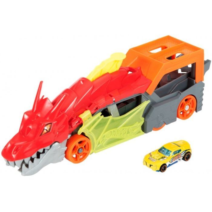 Игровой набор Hot Wheels Вантажівка-транспортер "Паща дракона" Фото