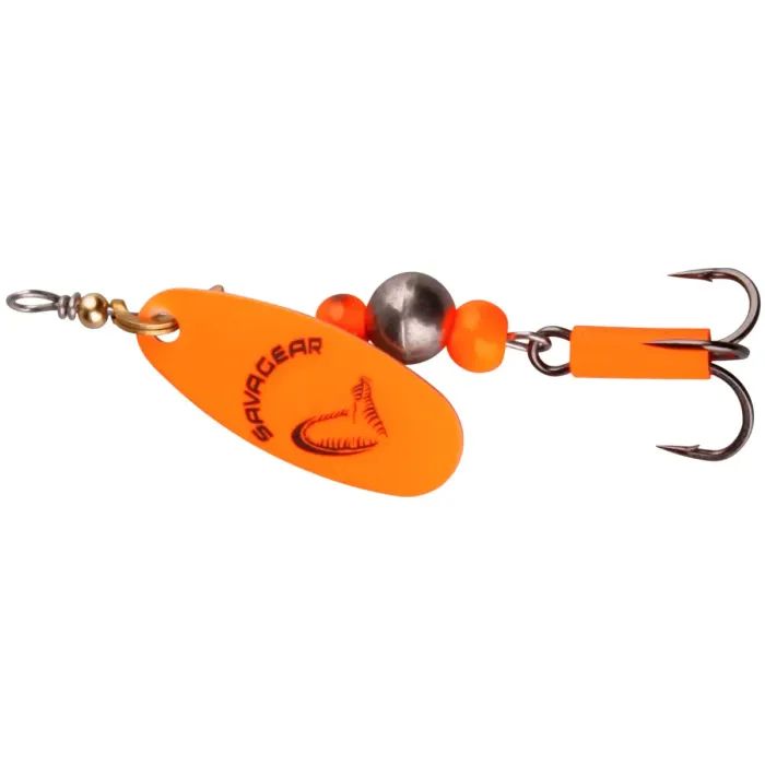 Блесна Savage Gear Caviar Spinner 4 14g 06-Fluo Orange Фото