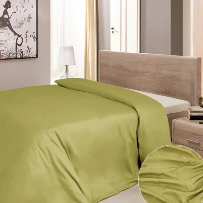 Пододеяльник Ярослав сатин 05 оливковый 145х215 Фото