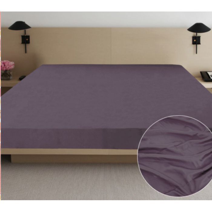 Простынь Ярослав сатин 02 серо-голубой 200х220 Фото