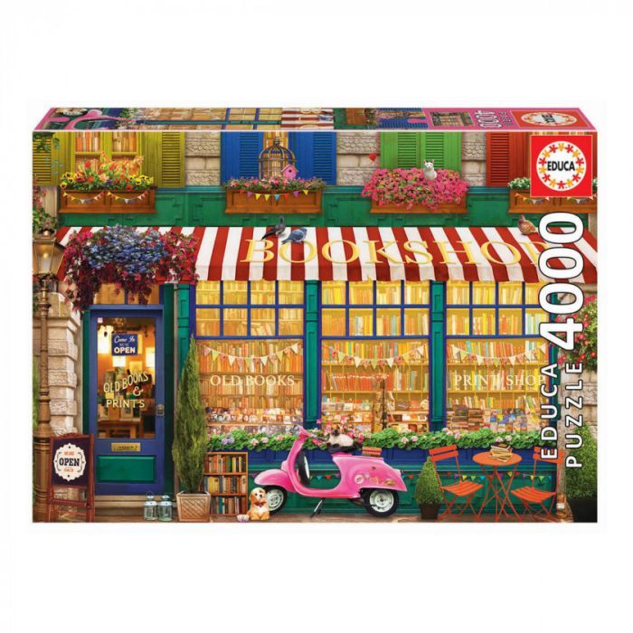 Пазл Educa Винтажная книжная лавка 4000 элементов Фото