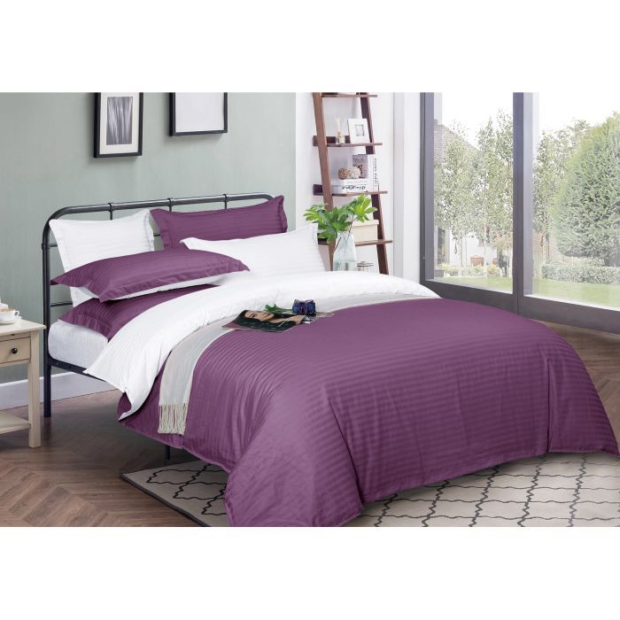 Пододеяльник MirSon Satin Stripe 30-0009 + 30-0001 Belinda 220х240 см Фото