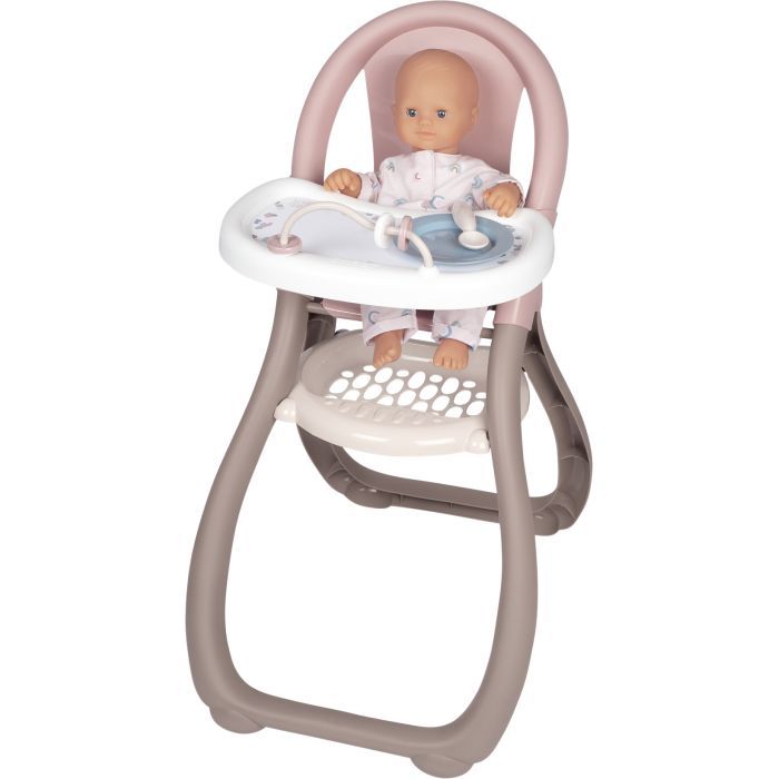 Игровой набор Smoby Toys Стільчик для годування Baby Nurse Сірий-рожев Фото